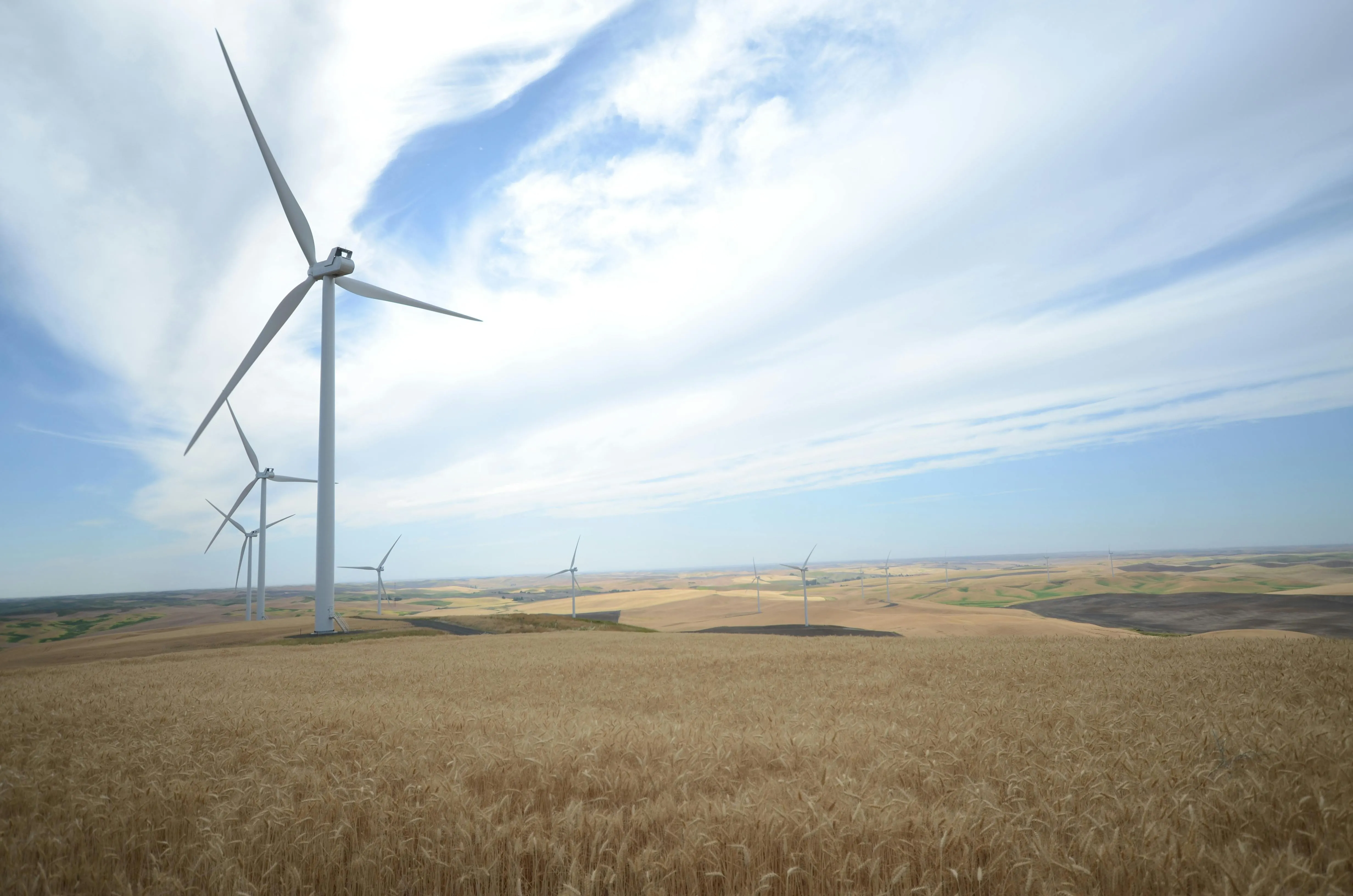 Farma wiatrowa obsługiwana geodezyjnie przez GEOART